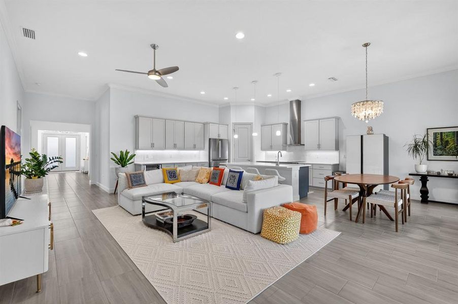 Furnished interior view inside a new home in , Palm Coast (Image 12).