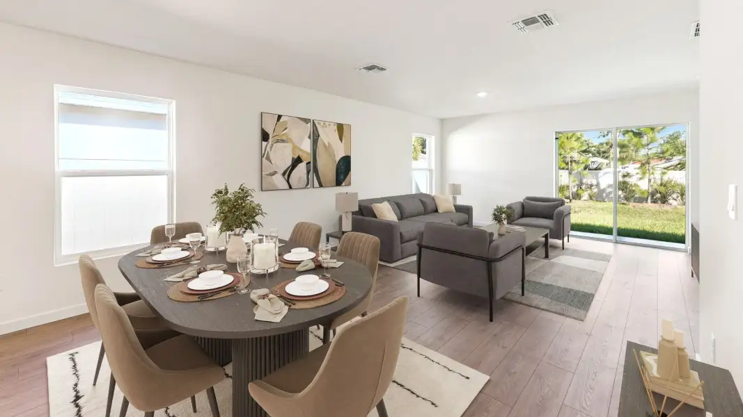 Representative furnished interior of a home built from the Alford by D.R. Horton in Campbell Crossing, Port Orange (Image 4).