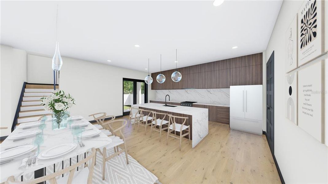 Furnished interior view inside a new home in , Tampa (Image 12).