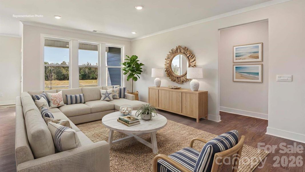 Furnished interior view inside a new home in Westport, York (Image 7).