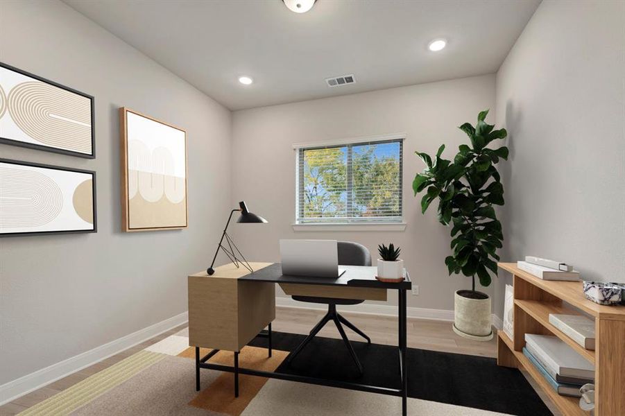 Furnished interior view inside a new home in Mantua Point Classics, Van Alstyne (Image 16). Furnished interior view inside a new home in Mantua Point Classics, Van Alstyne (Image 16).