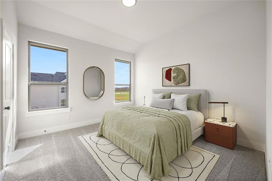 Furnished interior view inside a new home in Chatham Reserve, Providence Village (Image 29).