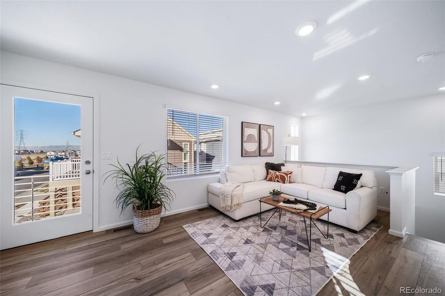 Furnished interior view inside a new home in , Commerce City (Image 15).