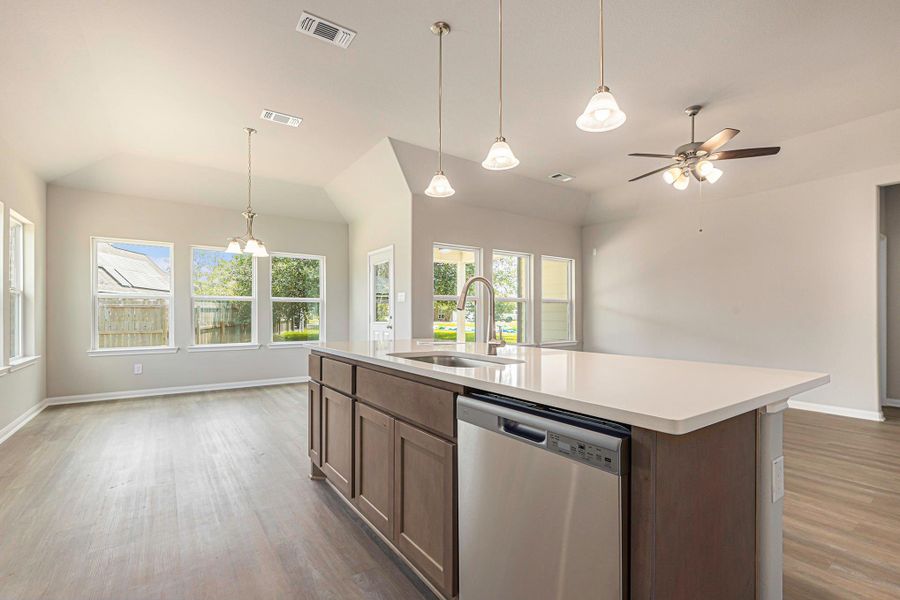 Furnished interior view inside a new home in , Bay City (Image 13). Furnished interior view inside a new home in , Bay City (Image 13).