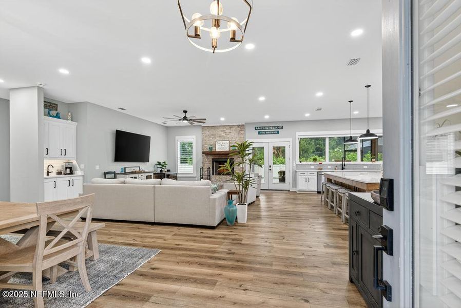 Furnished interior view inside a new home in , Fernandina Beach (Image 26).