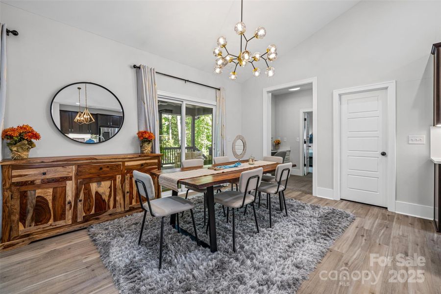 Furnished interior view inside a new home in , Clover (Image 7).