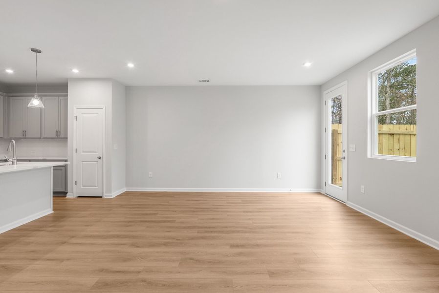 Representative unfurnished interior of a home built from the The Durant A by Davidson Homes LLC in Stegall Village, Emerson (Image 17).