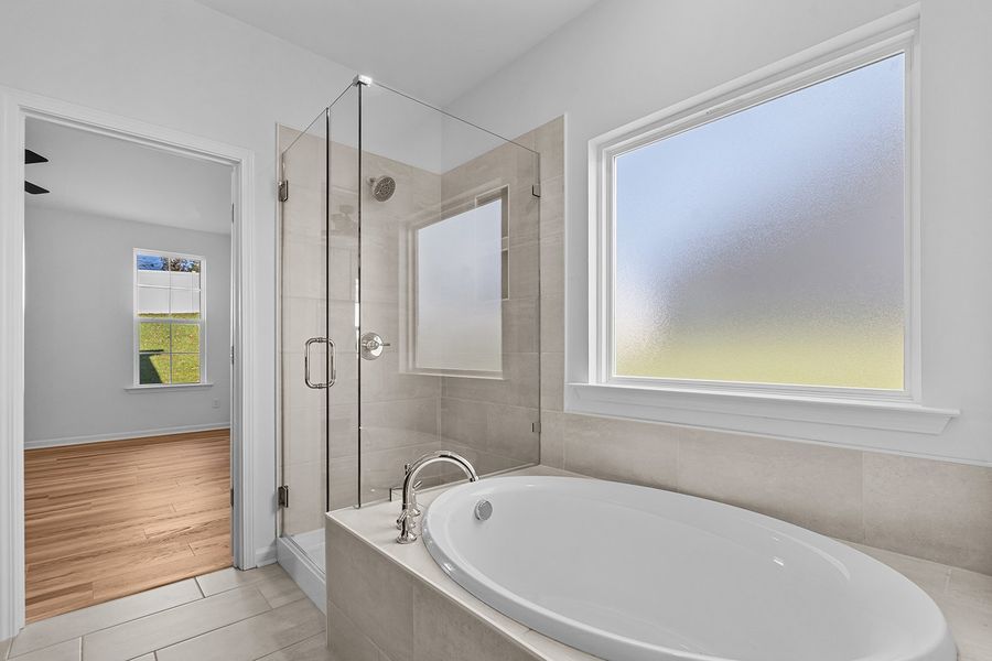 Furnished interior view inside a new home in Hanes Lake, Winston-Salem (Image 13).