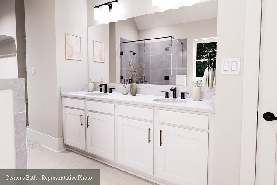 Owner's Bath - Representative Photo Owner's Bath - Representative Photo
