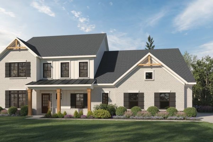 Representative exterior photo of a completed home built from the Abraham by Kerley Family Homes in Walters Creek, Douglasville, GA (Image 6). Representative exterior photo of a completed home built from the Abraham by Kerley Family Homes in Walters Creek, Douglasville, GA (Image 6).