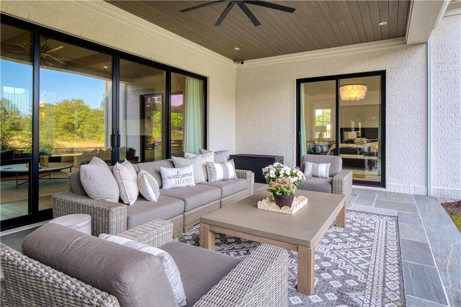Exterior details and patio area of a home in , Alpharetta (Image 36). Exterior details and patio area of a home in , Alpharetta (Image 36).