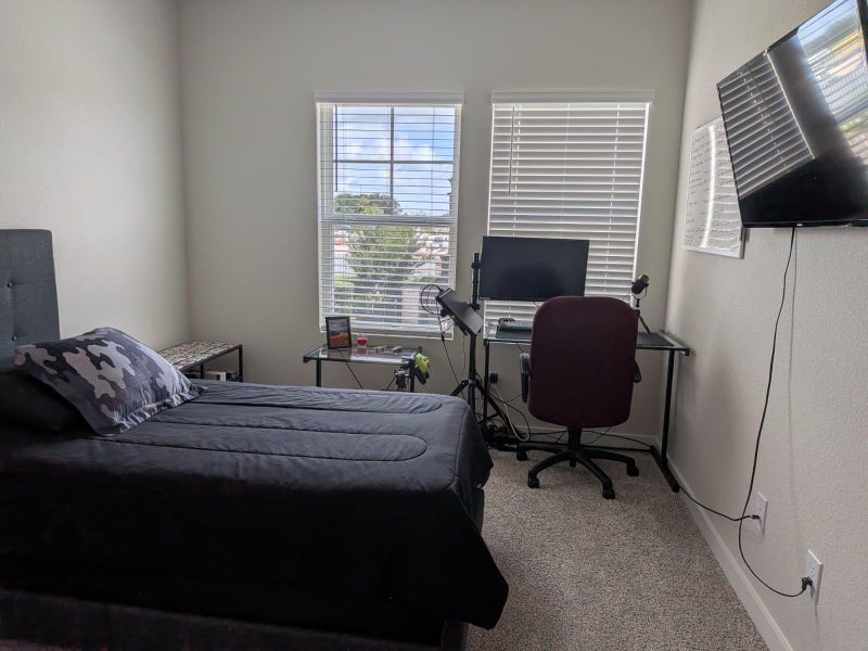 Furnished interior view inside a new home in McClendon Park Village, Houston (Image 10).