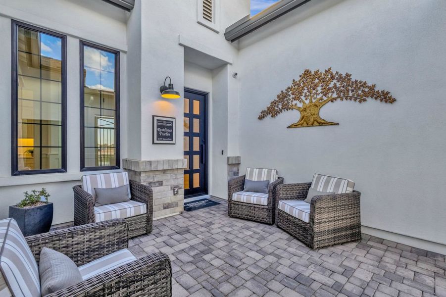 Representative furnished interior of a home built from the Residence Twelve by Blandford Homes in Earnhardt Ranch, Chandler (Image 28).