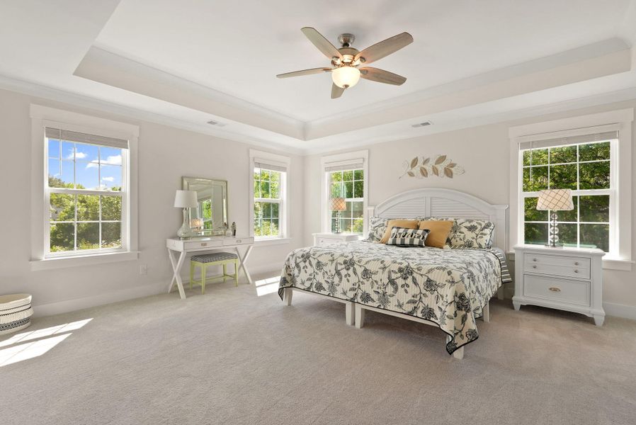 Furnished interior view inside a new home in Cordgrass Landing, Johns Island (Image 5).