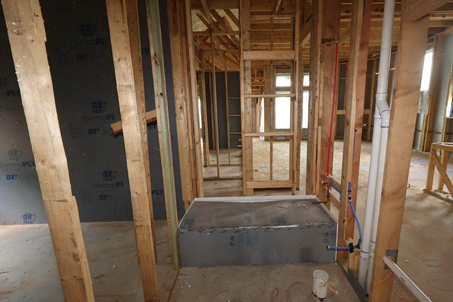 In-progress construction of a new home in Grange - Reserve Collection, Katy, TX (Image 4). In-progress construction of a new home in Grange - Reserve Collection, Katy, TX (Image 4).