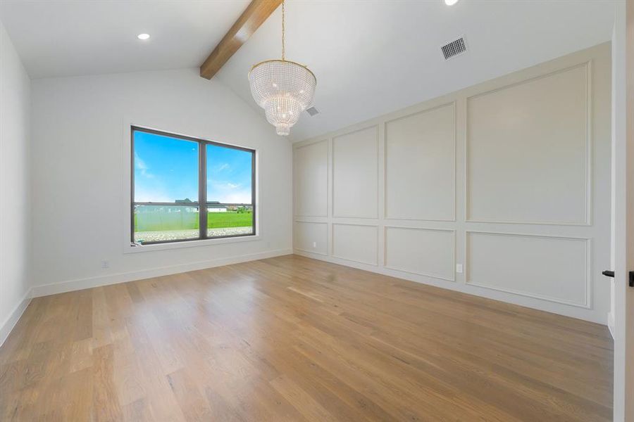 Spacious, unfurnished interior of a new home in The Resort on Eagle Mt. Lake, Fort Worth (Image 26).