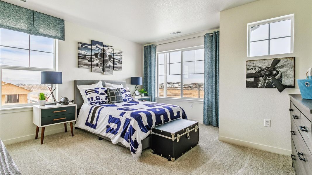 Furnished interior view inside a new home in Spring Valley Ranch, Elizabeth (Image 16).