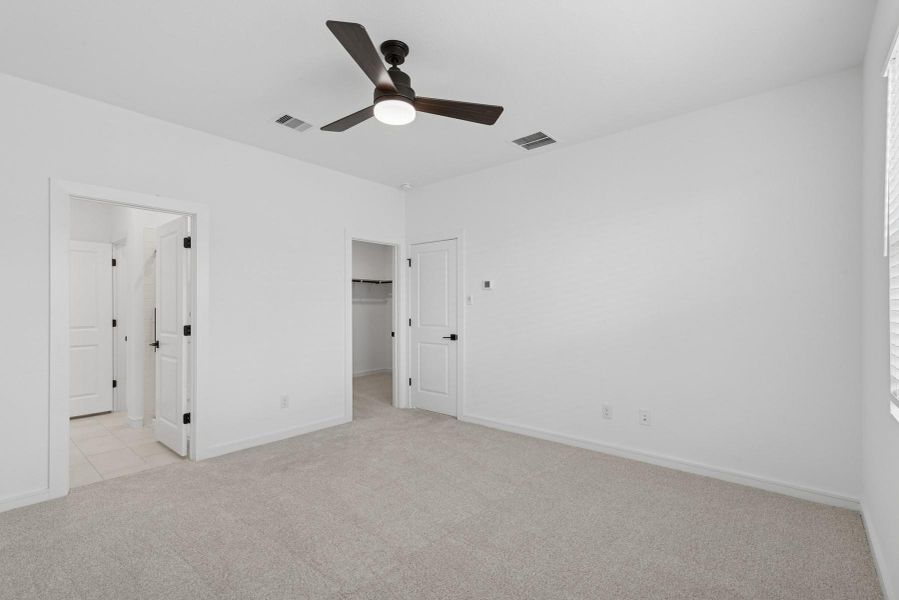 Private primary suite