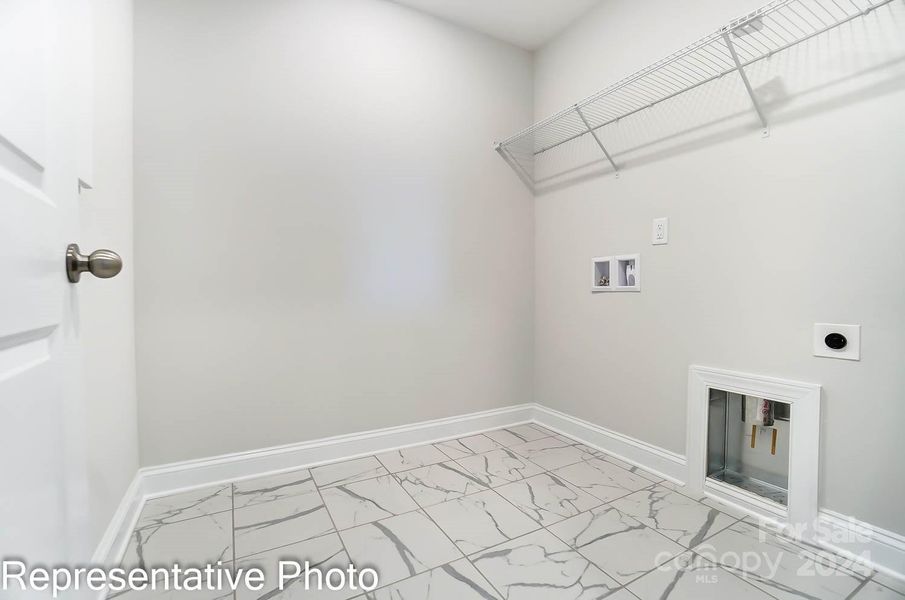 Laundry Room floors will be EVP not tile.