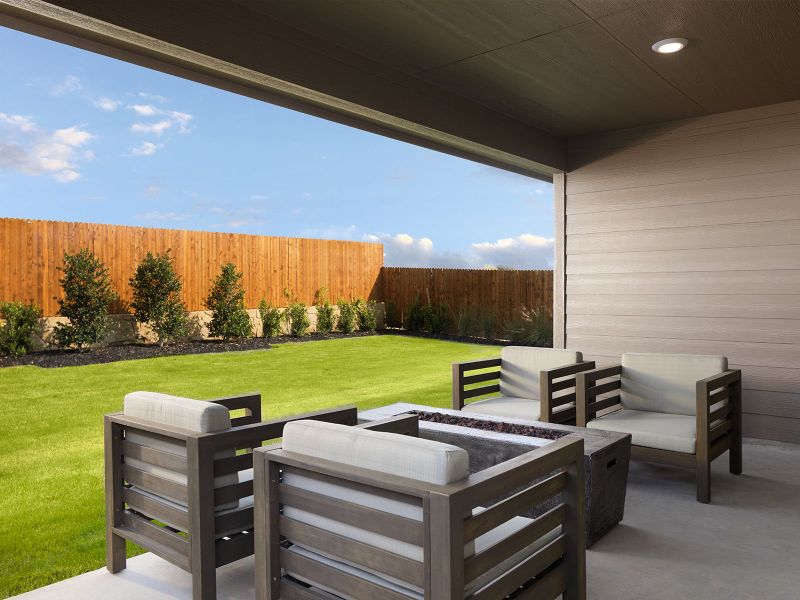 Unwind in your back patio oasis