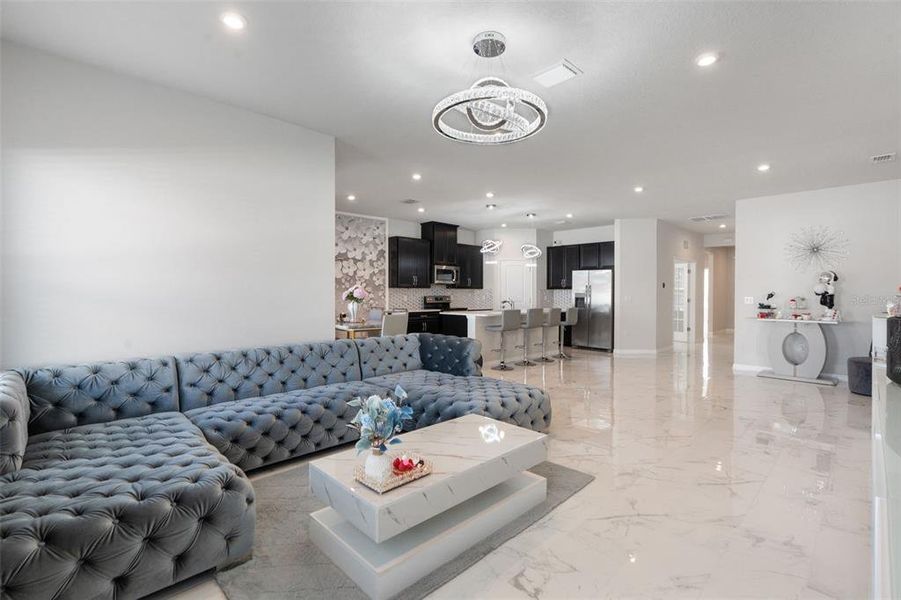 Furnished interior view inside a new home in , Wesley Chapel (Image 8).