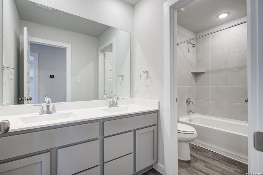 Furnished interior view inside a new home in Millican Grove, San Antonio (Image 5). Furnished interior view inside a new home in Millican Grove, San Antonio (Image 5).