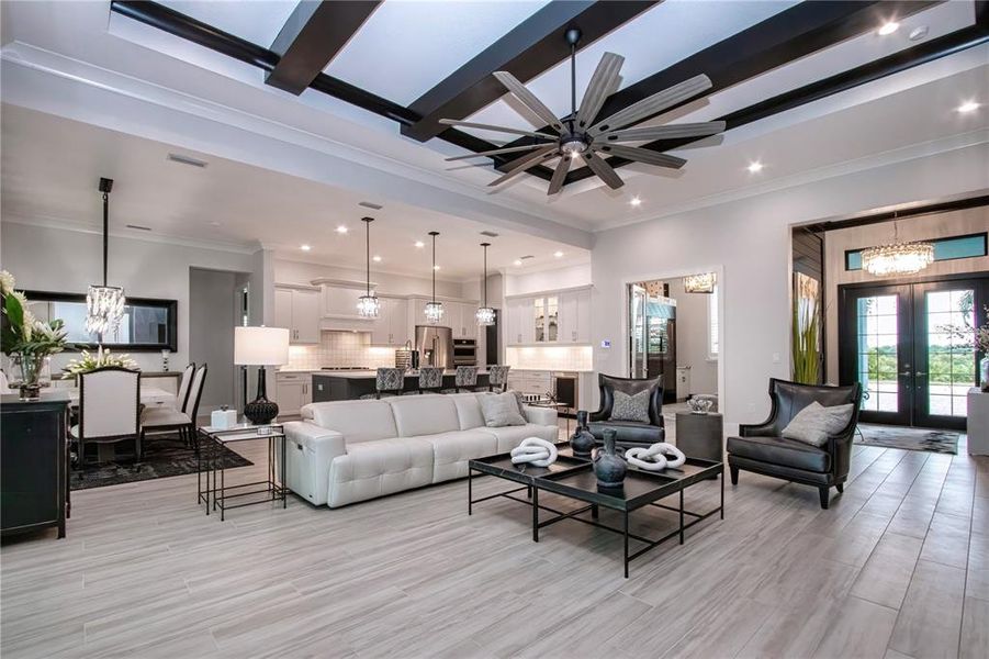 Furnished interior view inside a new home in , Bradenton (Image 44). Furnished interior view inside a new home in , Bradenton (Image 44).