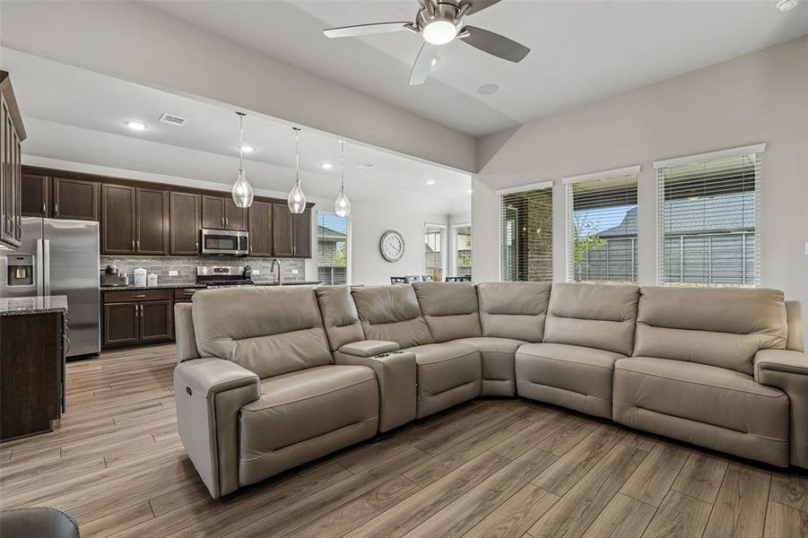 Furnished interior view inside a new home in , Little Elm (Image 7).