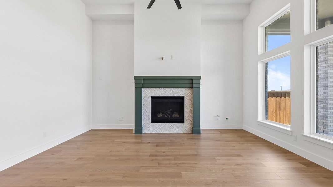 Representative unfurnished interior of a home built from the Custom by Southgate Homes in Prosper Ridge, Prosper (Image 12).