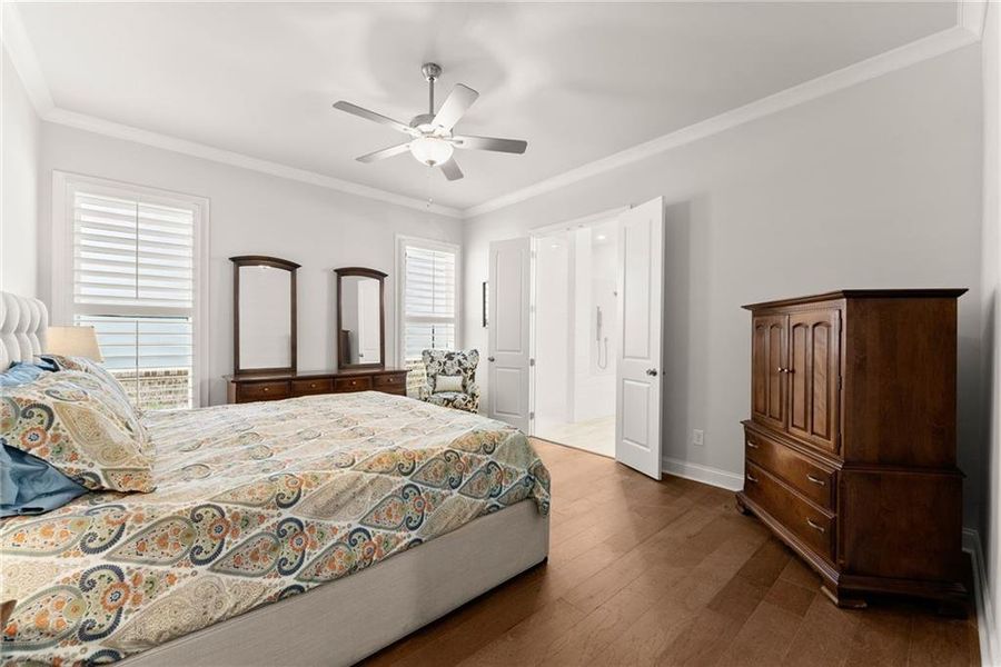 Furnished interior view inside a new home in Promenade at Sawnee Village, Cumming (Image 34).