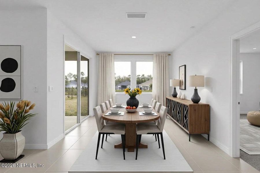 Furnished interior view inside a new home in Hyland Trail, Green Cove Springs (Image 10).