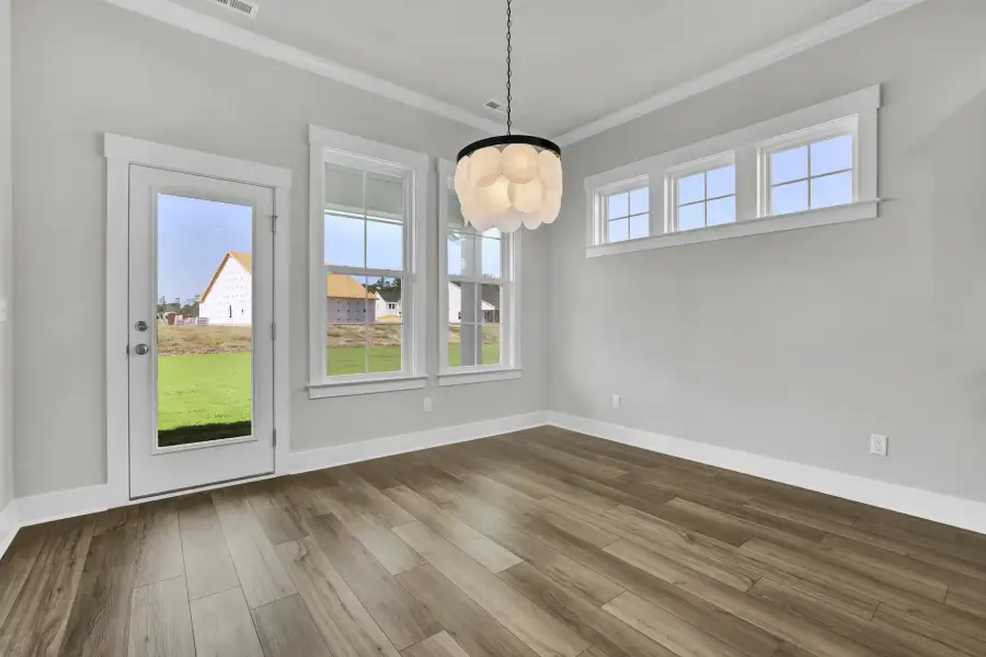 Spacious, unfurnished interior of a new home in Grand Park, Leland (Image 24). Spacious, unfurnished interior of a new home in Grand Park, Leland (Image 24).