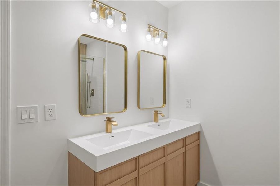 Furnished interior view inside a new home in , Atlanta (Image 14).