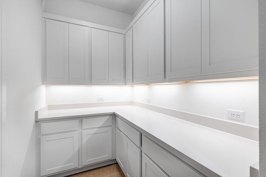 Furnished interior view inside a new home in The Hollows Sanctuary - 85', Jonestown (Image 14).