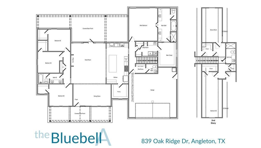 2D floor plan layout of this home in , Angleton, TX (Image 4).