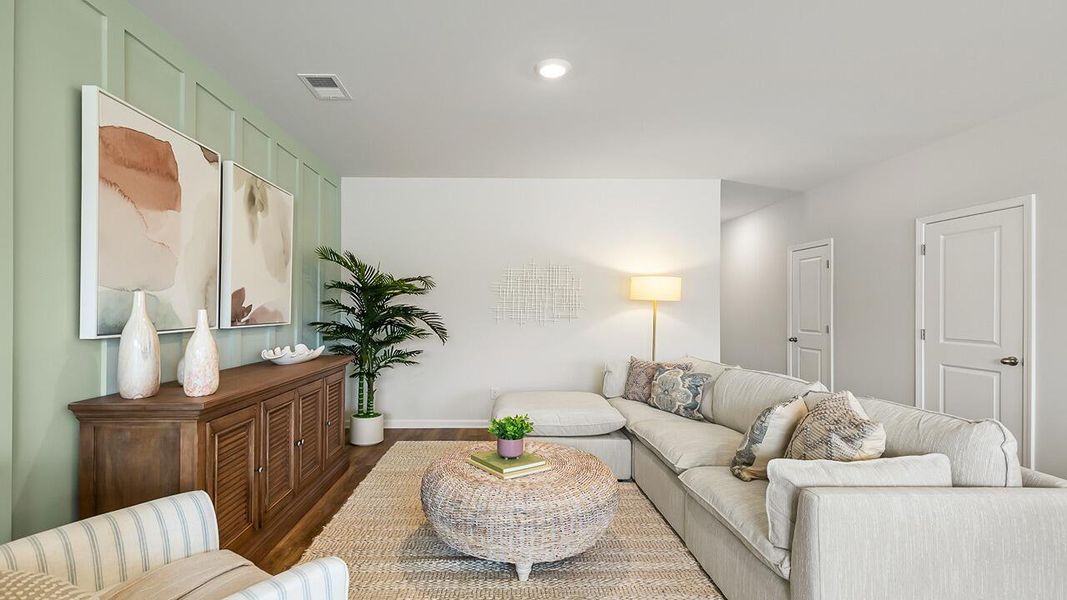 Furnished interior view inside a new home in Carolina Groves Townhomes, Moncks Corner (Image 8).
