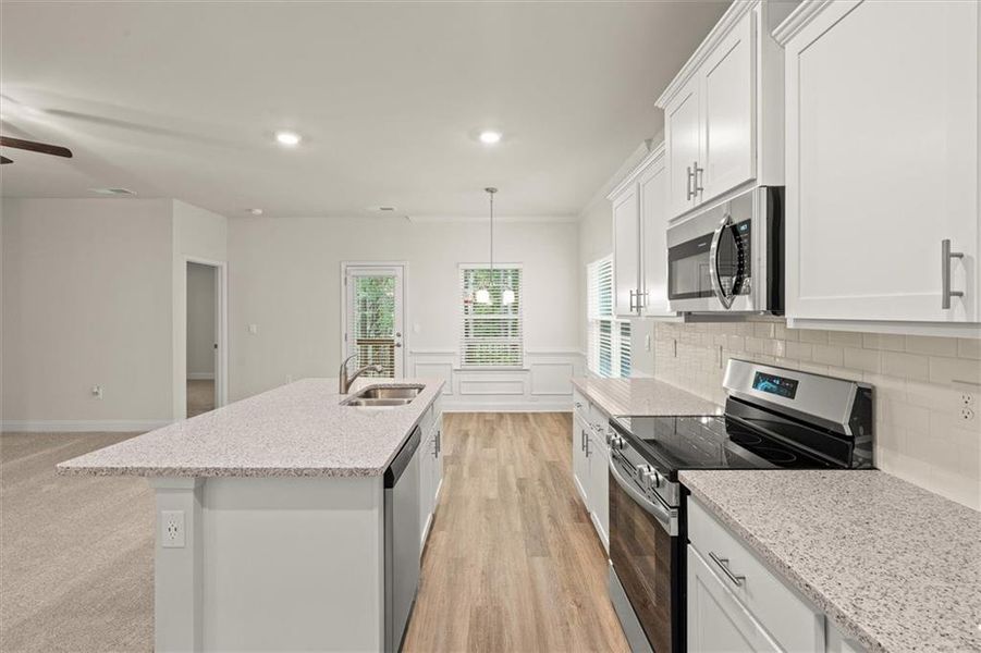 Furnished interior view inside a new home in Canterbury Villas, Carrollton (Image 3).