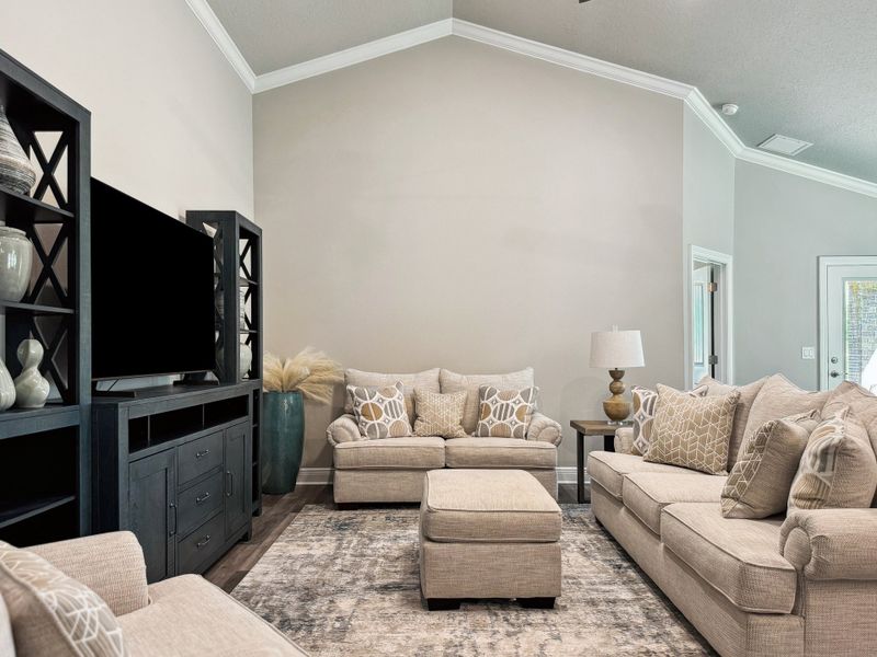Representative furnished interior of a home built from the The Carlos by Herbst Homes in Doyle Hawkins Landing, Navarre (Image 8).