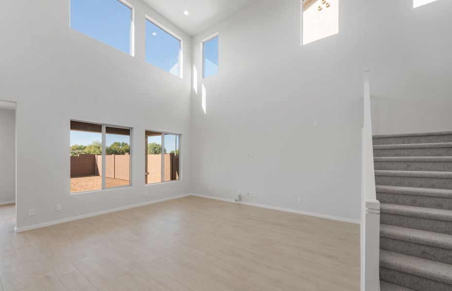 Spacious, unfurnished interior of a new home in Legado West, Queen Creek (Image 26). Spacious, unfurnished interior of a new home in Legado West, Queen Creek (Image 26).