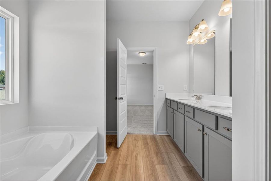 Furnished interior view inside a new home in Longbrooke, Rome (Image 16).