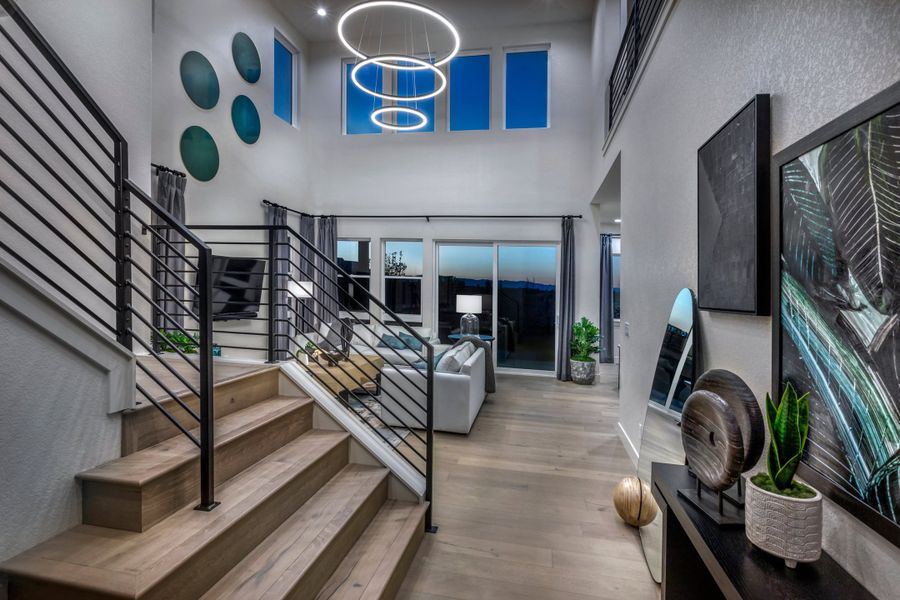 Representative furnished interior of a home built from the 4 by Trumark Homes in RainDance, Windsor (Image 6).