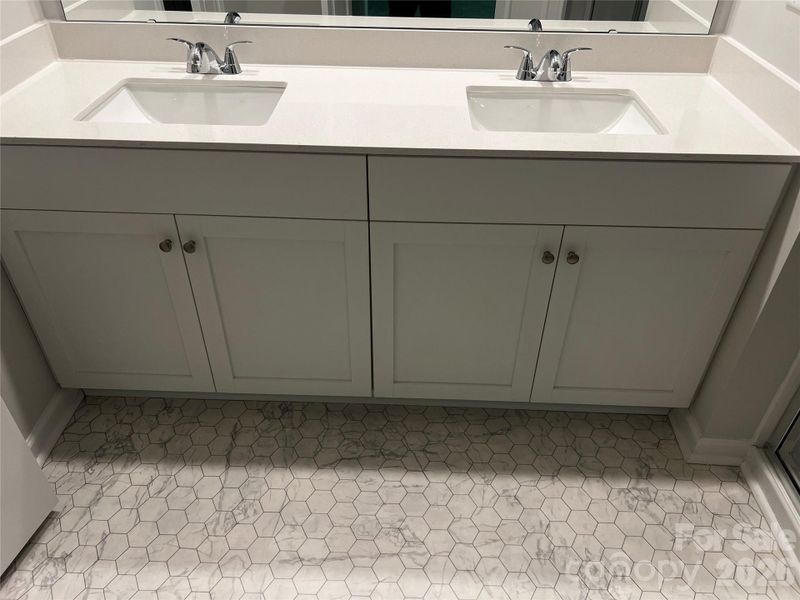 vanities in primary bathroom