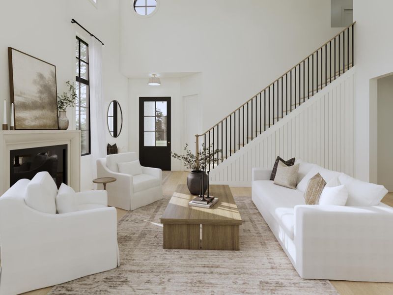 Furnished interior view inside a new home in , Lake Worth (Image 56).