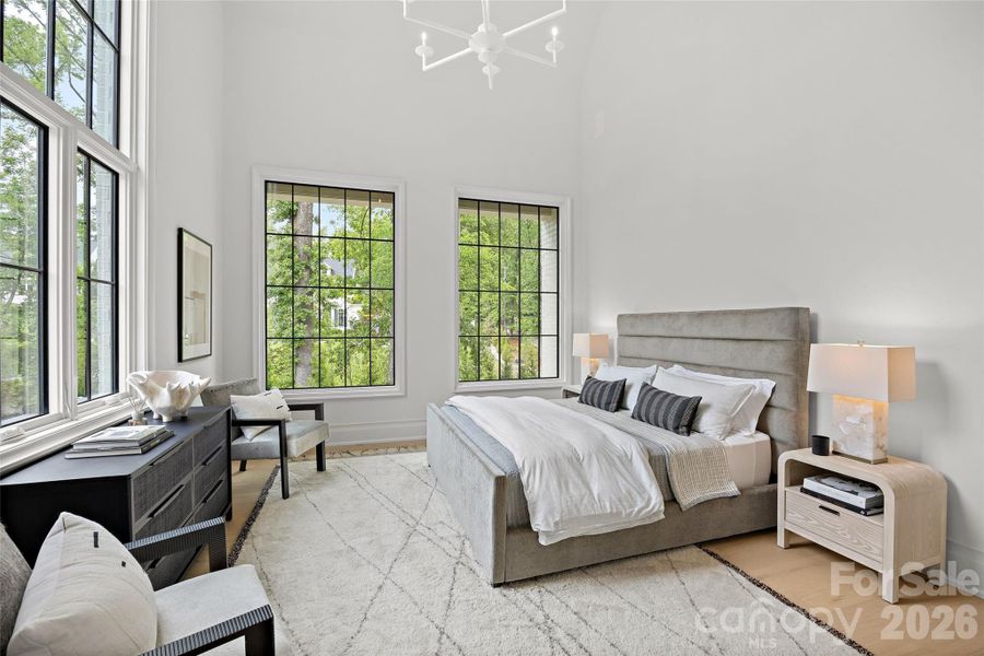 Furnished interior view inside a new home in , Charlotte (Image 39).