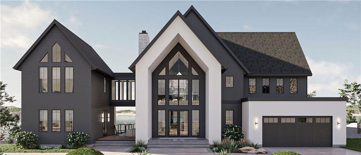 Front exterior of a new home in , Atlanta, GA, highlighting curb appeal (Image 2).