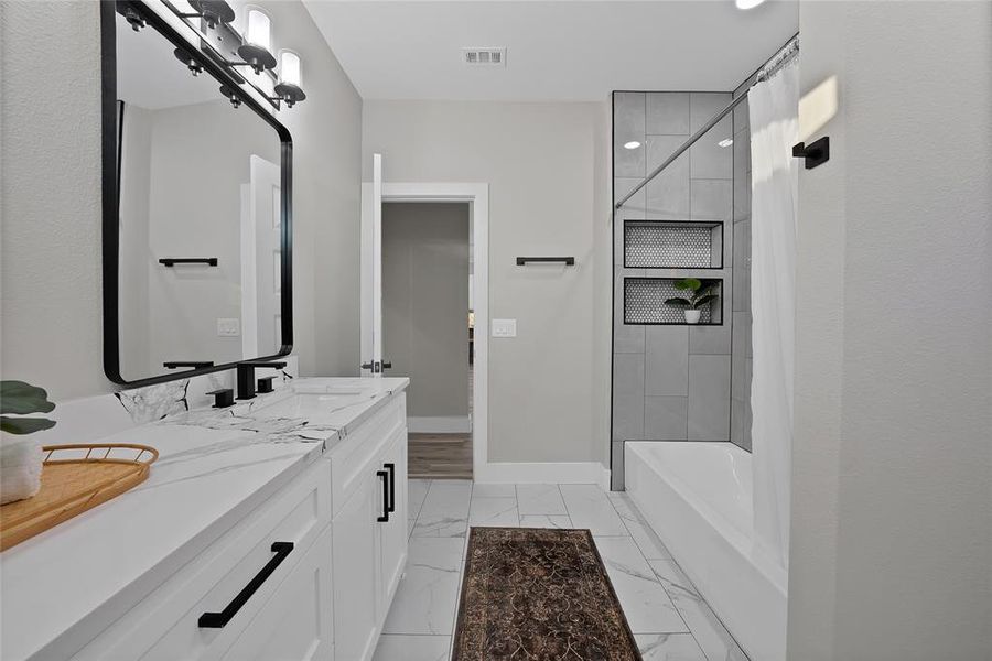 Furnished interior view inside a new home in , Greenville (Image 13). Furnished interior view inside a new home in , Greenville (Image 13).