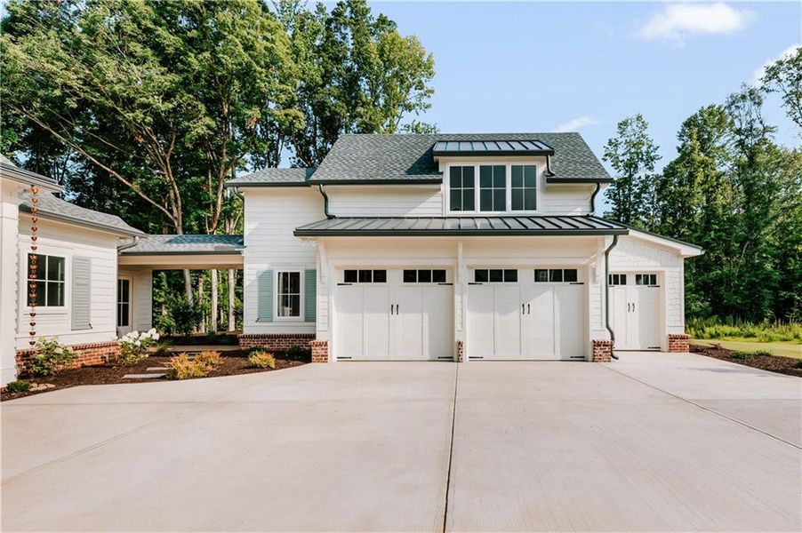 Front exterior of a new home in , Jefferson, GA, highlighting curb appeal (Image 29).