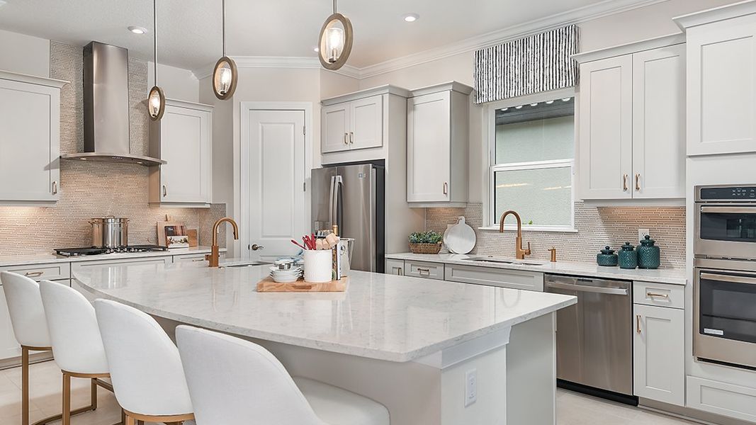 Furnished interior view inside a new home in Esplanade at Azario Lakewood Ranch, Bradenton (Image 7).