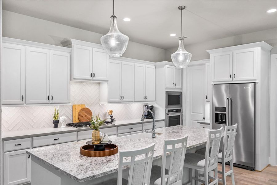 Furnished interior view inside a new home in Ridgelake Shores, Montgomery (Image 5).