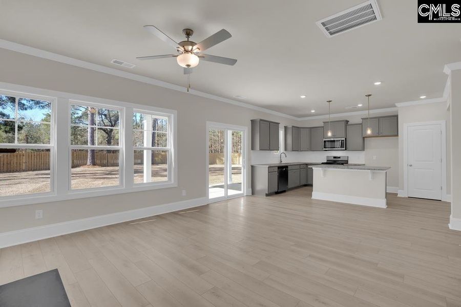 Spacious, unfurnished interior of a new home in Cottages at Roofs Pond, West Columbia (Image 25).